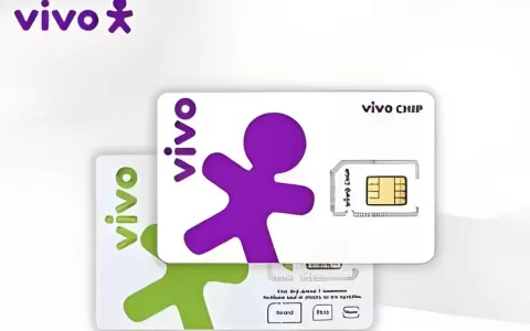 南美洲巴西vivo手机电话卡海外APP注册接码实体卡出国跨国留学生国际旅游手机卡,可续费充值续期