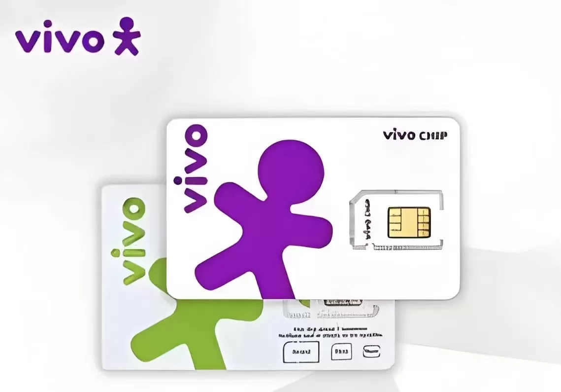 南美洲巴西vivo手机电话卡海外APP注册接码实体卡出国跨国留学生国际旅游手机卡,可续费充值续期