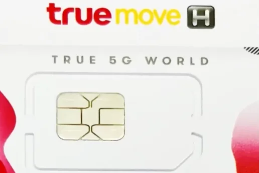 泰国Truemove手机电话卡海外APP注册接码实体卡出国跨国留学生国际旅游手机卡,可续费充值续期