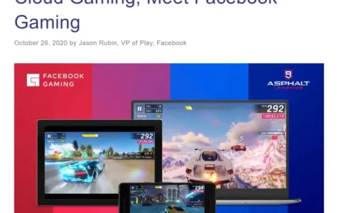 Facebook将推免费云游戏平台 首发5款游戏含《狂野飙车9：竞速传奇》