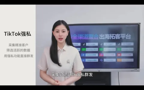Tiktok采集精准用户、矩阵强制私信群发