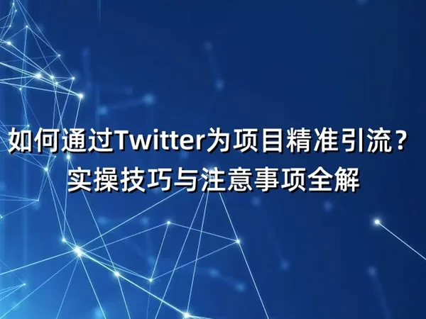 如何通过Twitter为项目精准引流？实操技巧与注意事项全解