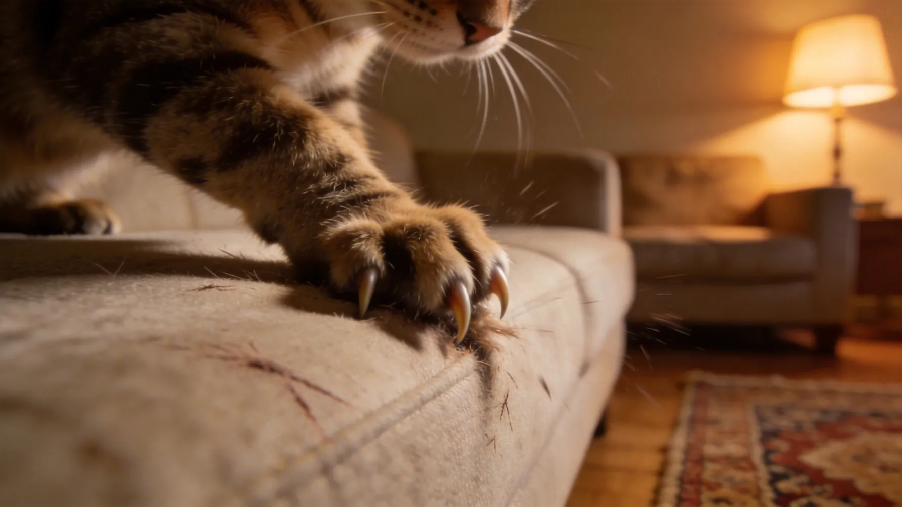 英语单词clawed的语法与例句