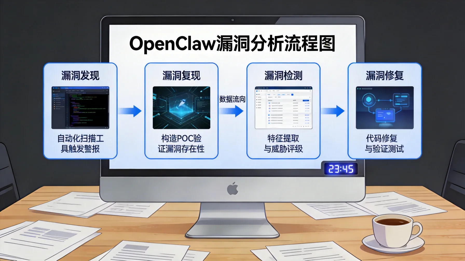 OpenClaw漏洞分析与防御流程图